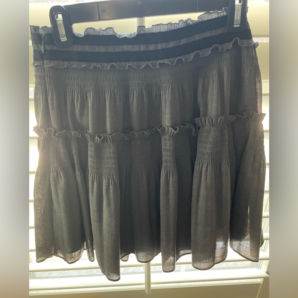 Diane Von Furstenberg Gray Skirt, originally $375, size 8, worn ONCE.